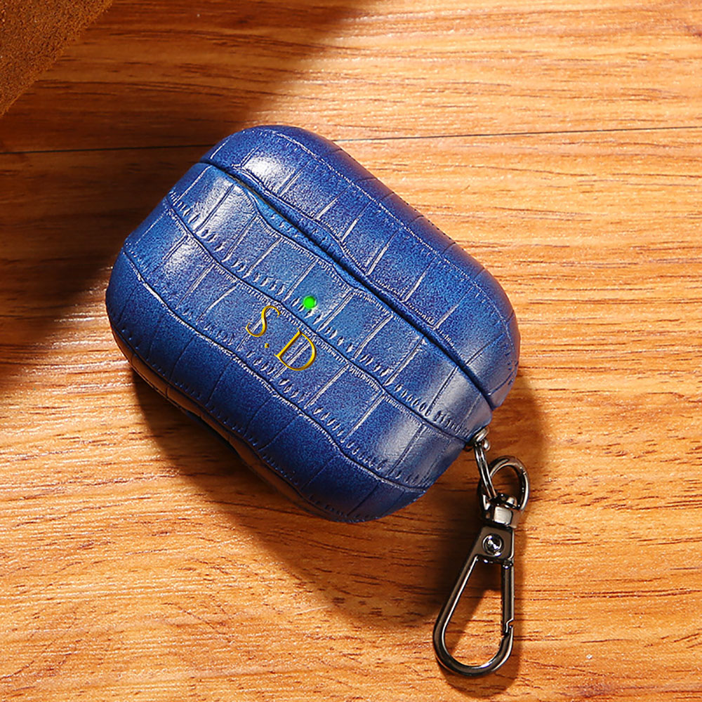 For Airpods 1 2 3 4 Pro 2 Luxu - Monogram Keychain Leather recension och pris