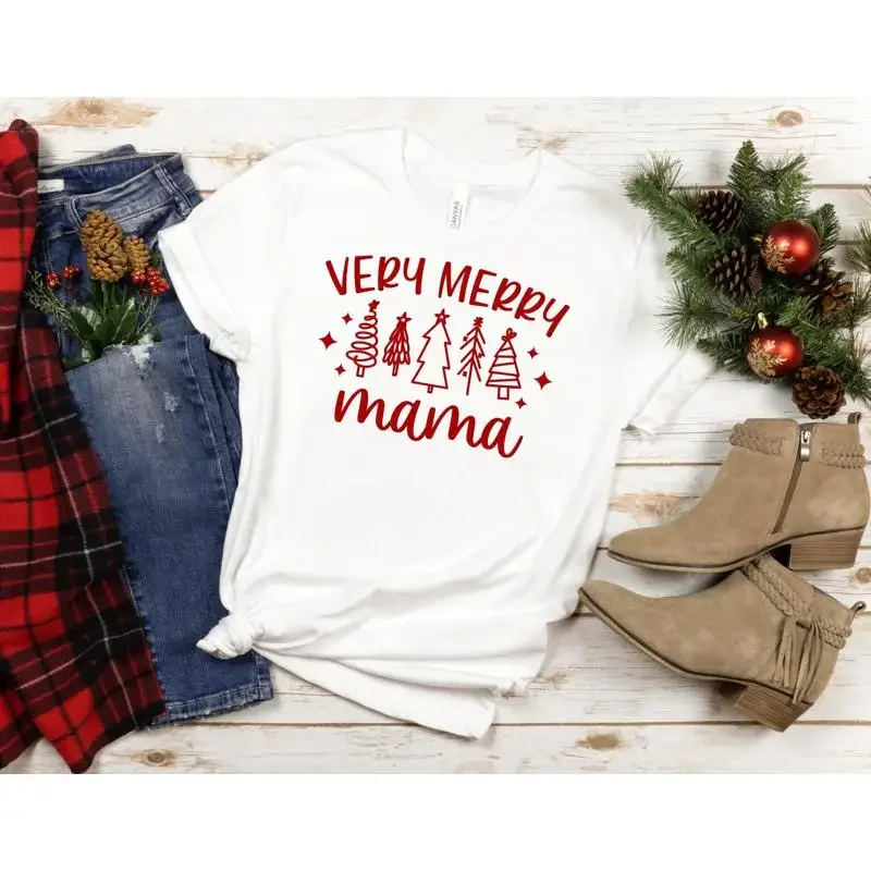 Very Merry Matching Family Chr - Family Tree Print recension och pris