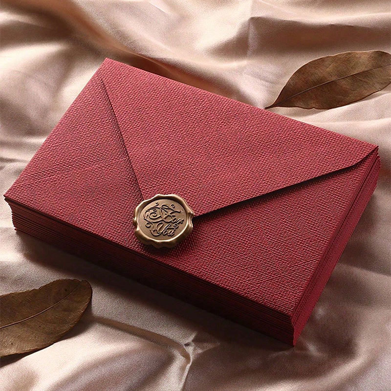 10 set 16x11cm Greeting Cards  - Wax Seal Letter Kit recension och pris
