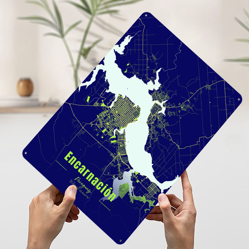 Encarnación Decoration Home De - Custom Map Poster recension och pris