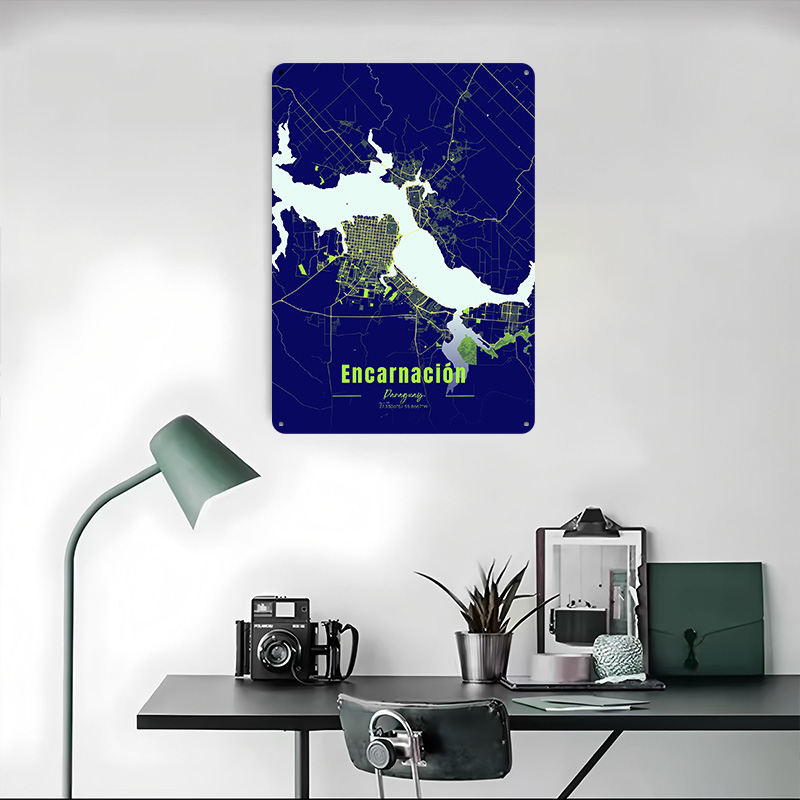 Encarnación Decoration Home De - Custom Map Poster recension och pris