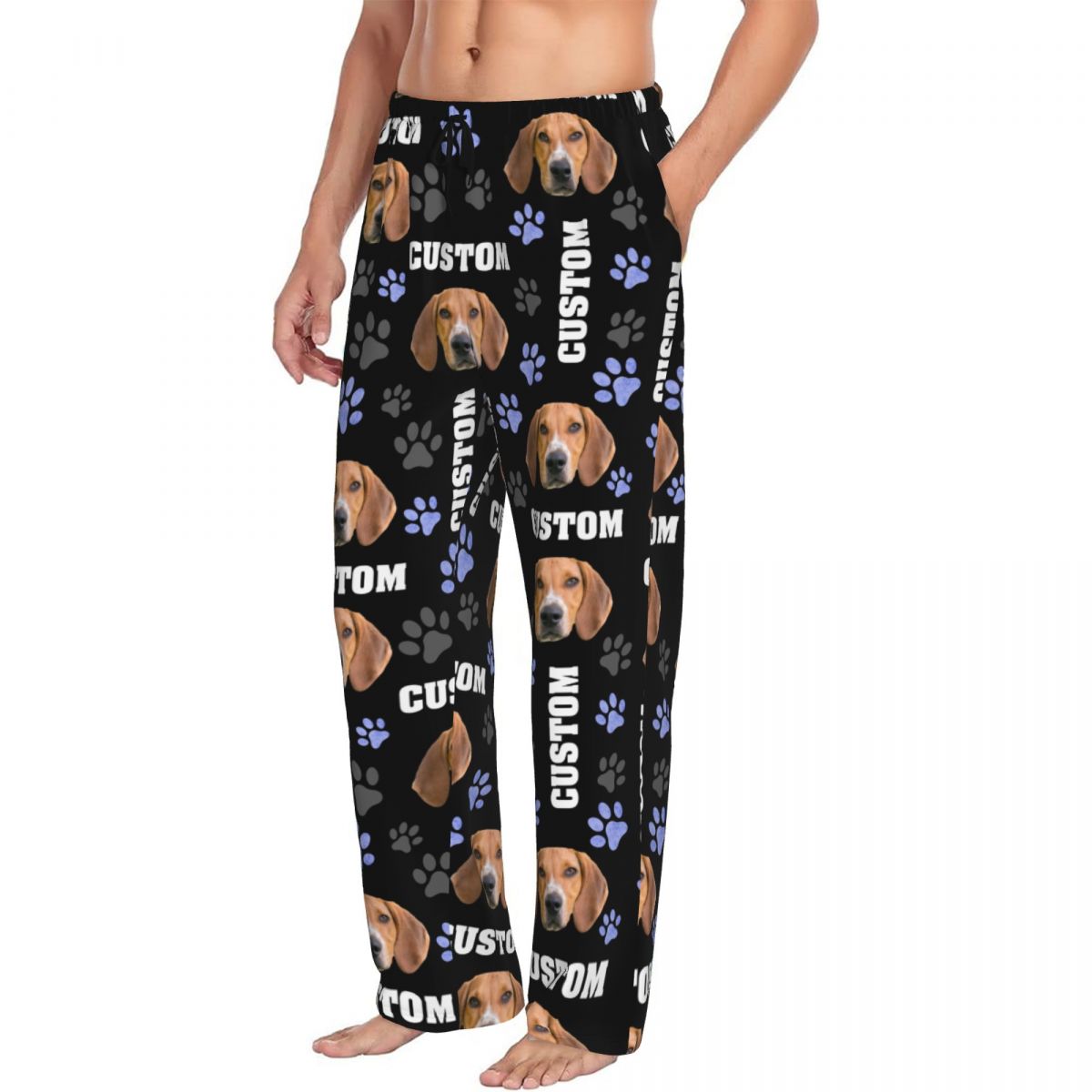 Men Custom Dog Photo Pajama Pa - Pet Portrait Custom recension och pris