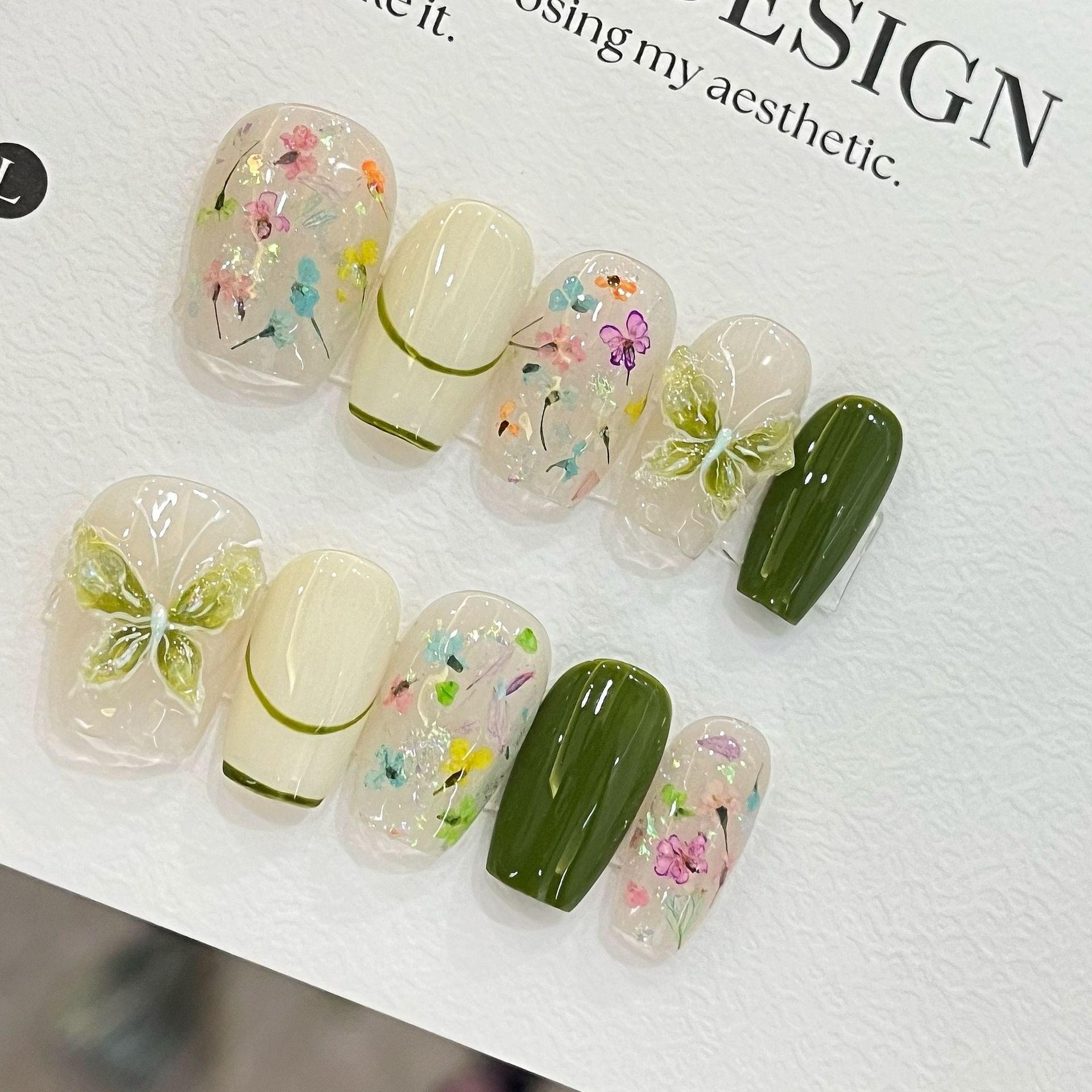 10pcs Butterfly Flower Fake Na - Pressed Flower Art recension och pris