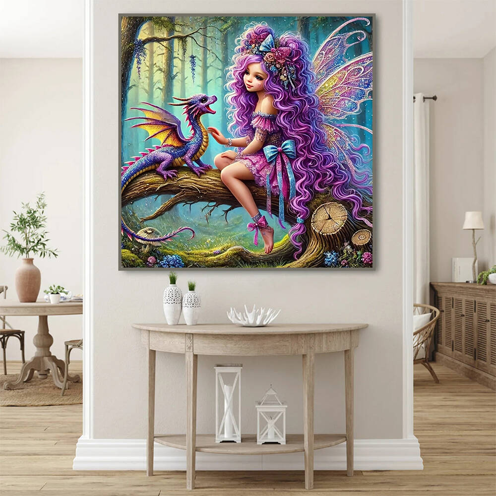 Full Square Round Diamond Mosa - Photo Mosaic Print recension och pris