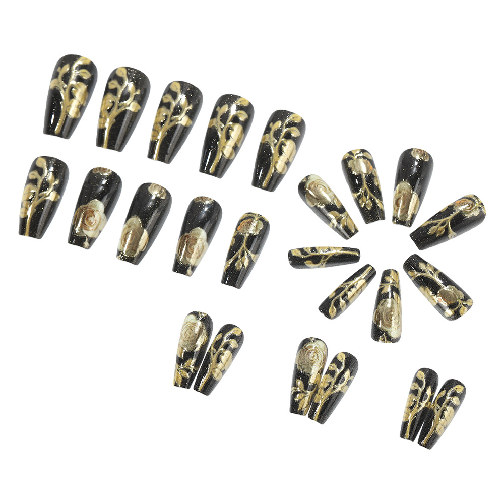 3D fake nails for women girls  - Pressed Flower Art recension och pris