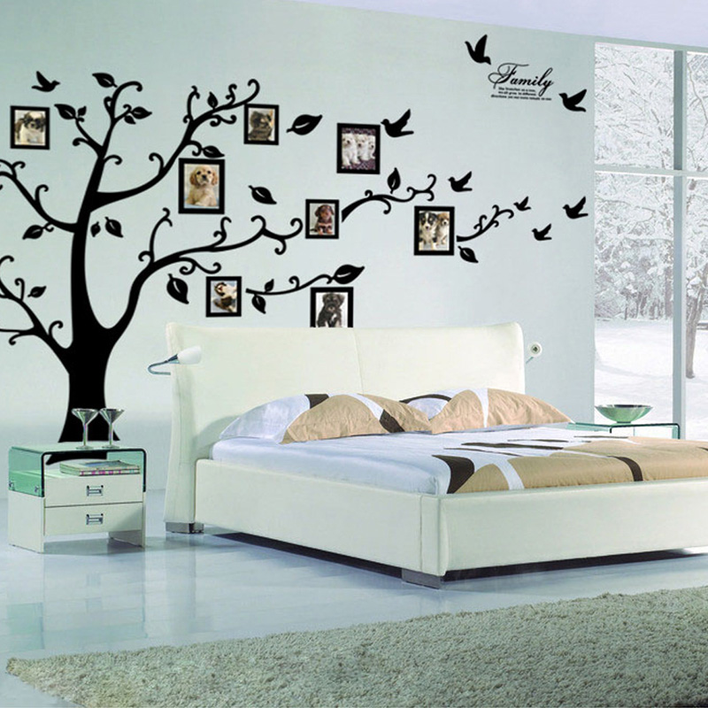 Large Size Photo Tree PVC Wall - Family Tree Print recension och pris