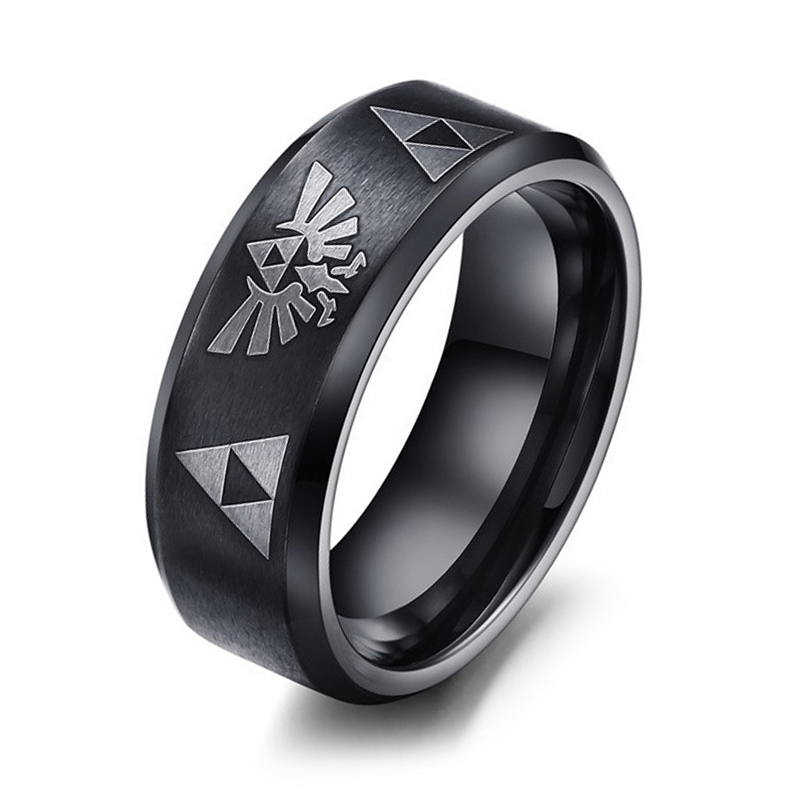 Fashion Anime Triforce Triangl - Initial Ring Custom recension och pris