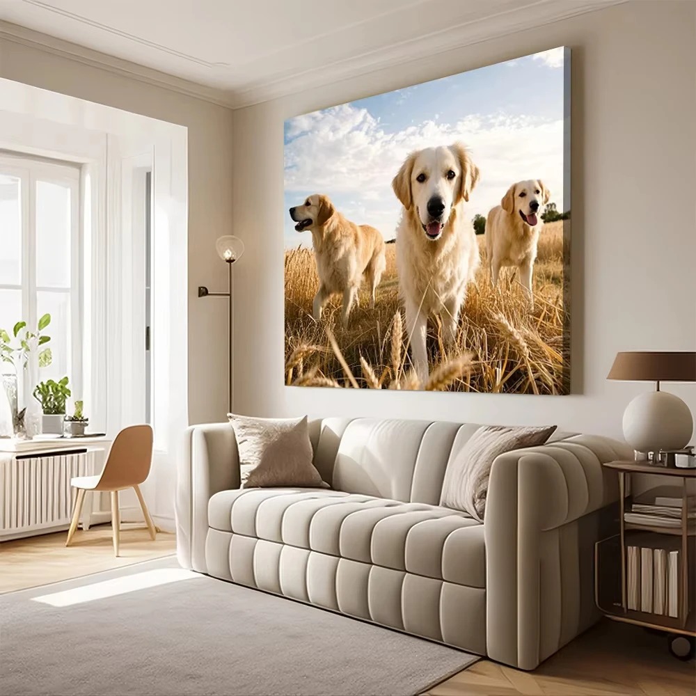 Custom Pet Photo Canvas Print  - Pet Portrait Custom recension och pris