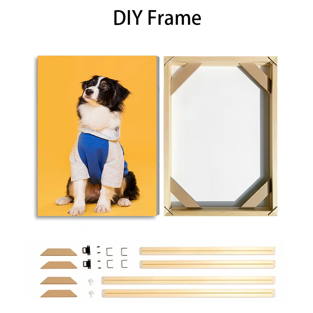 Custom Pet Photo Canvas Print  - Pet Portrait Custom recension och pris