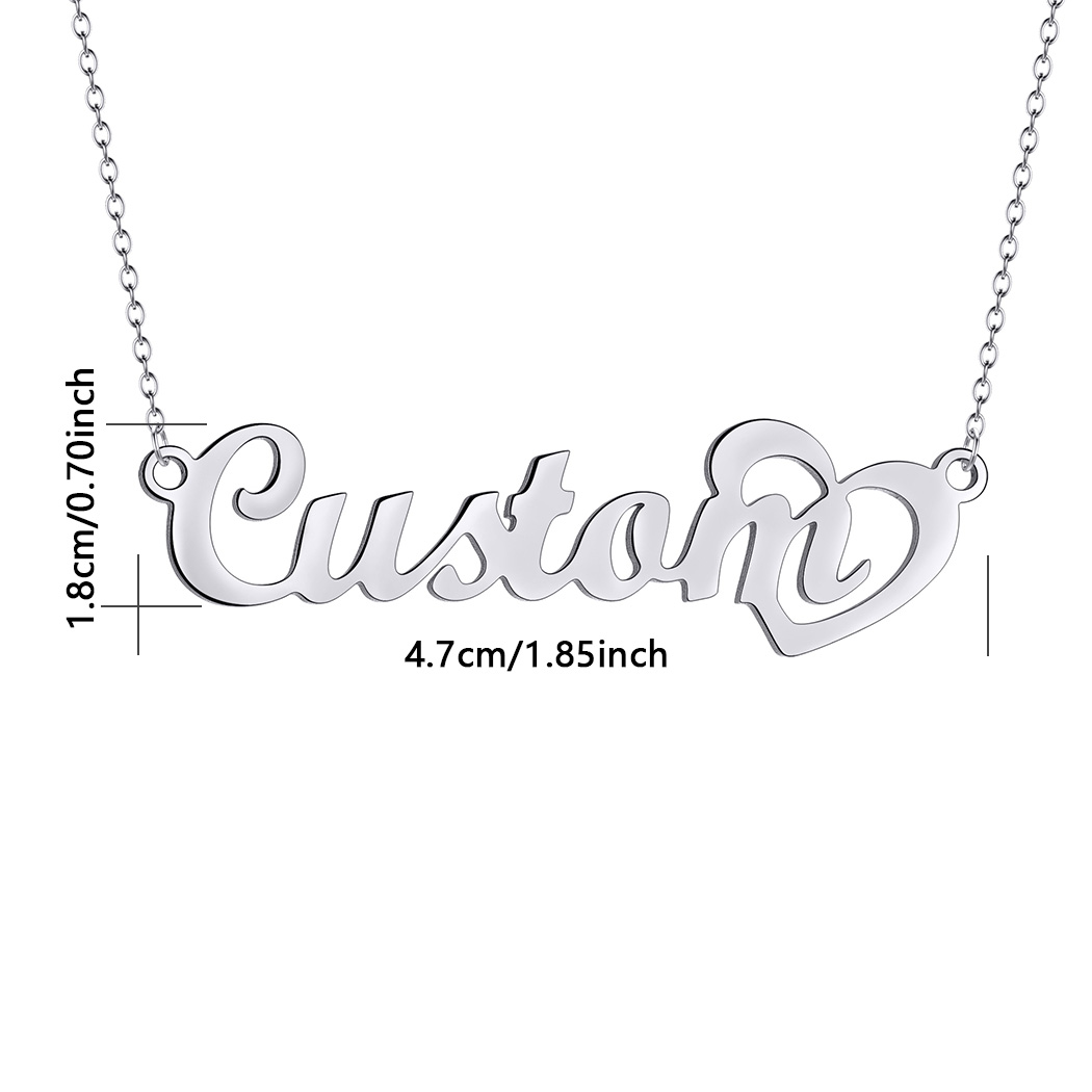 Customized Name Necklace with  - Name Necklace Custom recension och pris