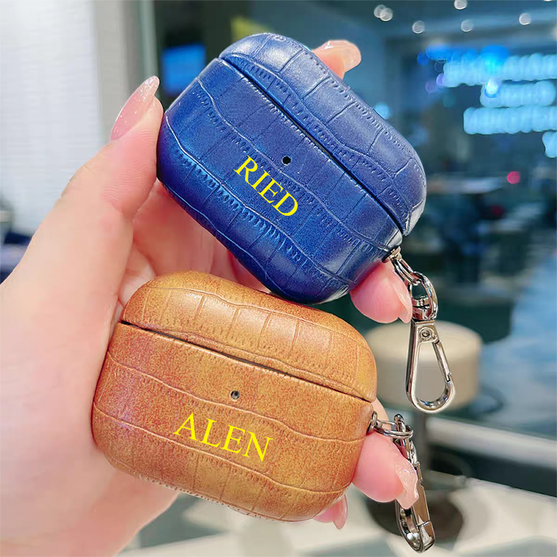 Custom Name Crocodile Leather  - Monogram Keychain Leather recension och pris