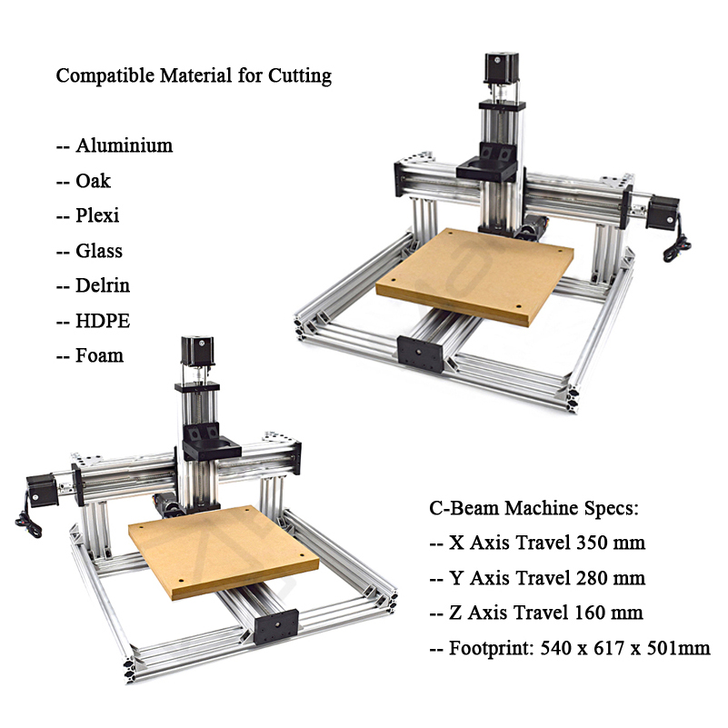 Openbuilds C-Beam 3-Axis CNC M - Engraved Wood Frame recension och pris