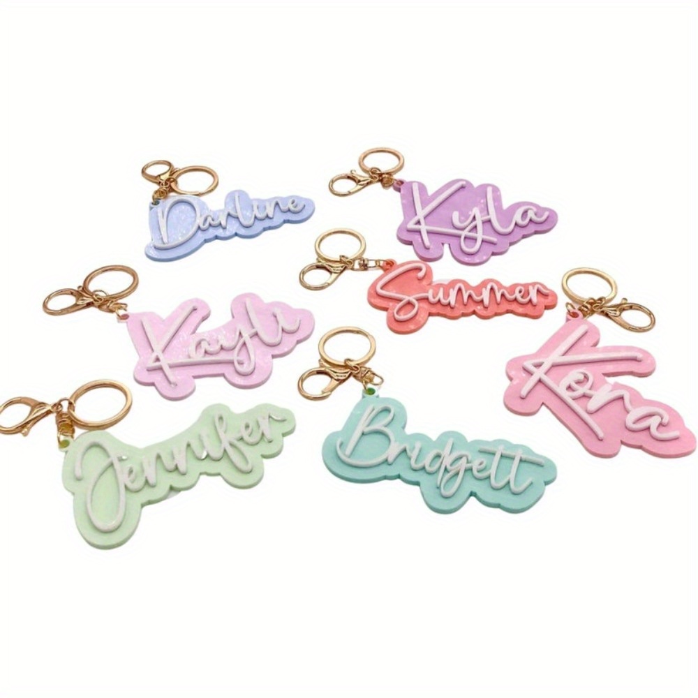 Personalized Custom Name Keych - Initial Ring Custom recension och pris
