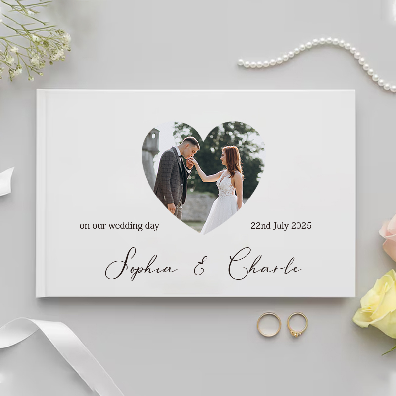 Personalized Guest Book for We - Custom Photo Book recension och pris