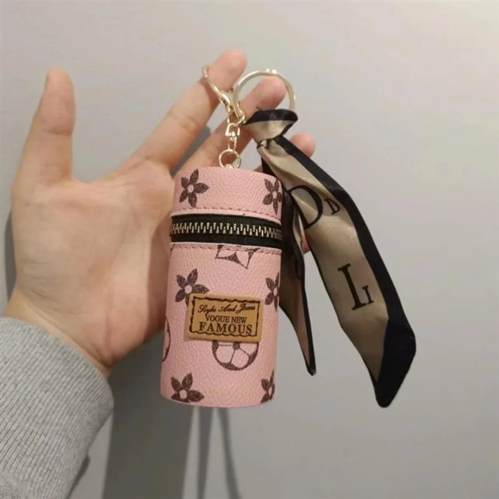 Pink Floral Monogram Print Cyl - Monogram Keychain Leather recension och pris