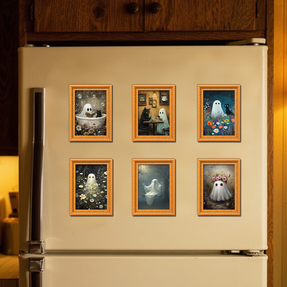 Creative 3d Halloween Fridge M - Engraved Wood Frame recension och pris