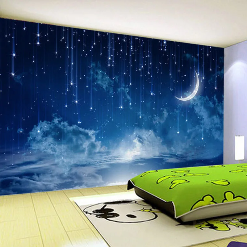 Mural Wallpaper Custom Blue Ni - Custom Night Sky recension och pris