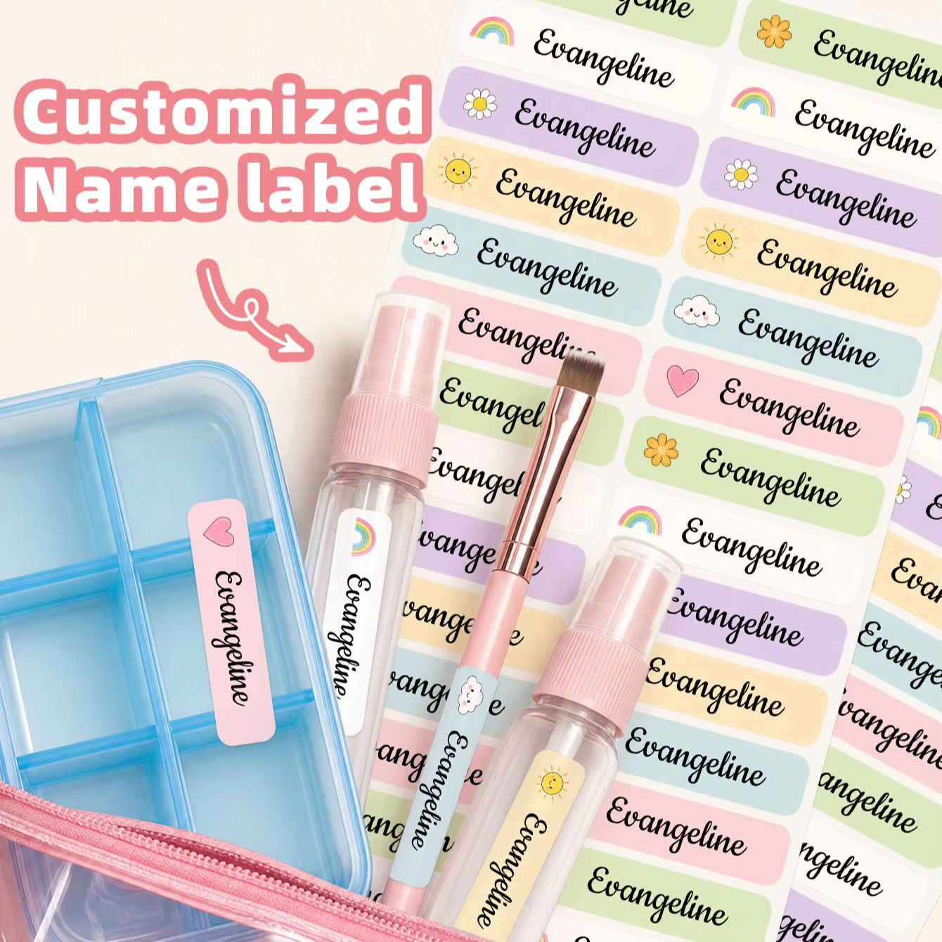 1-300PCS Custom Personalized N - Personalized Name Box recension och pris