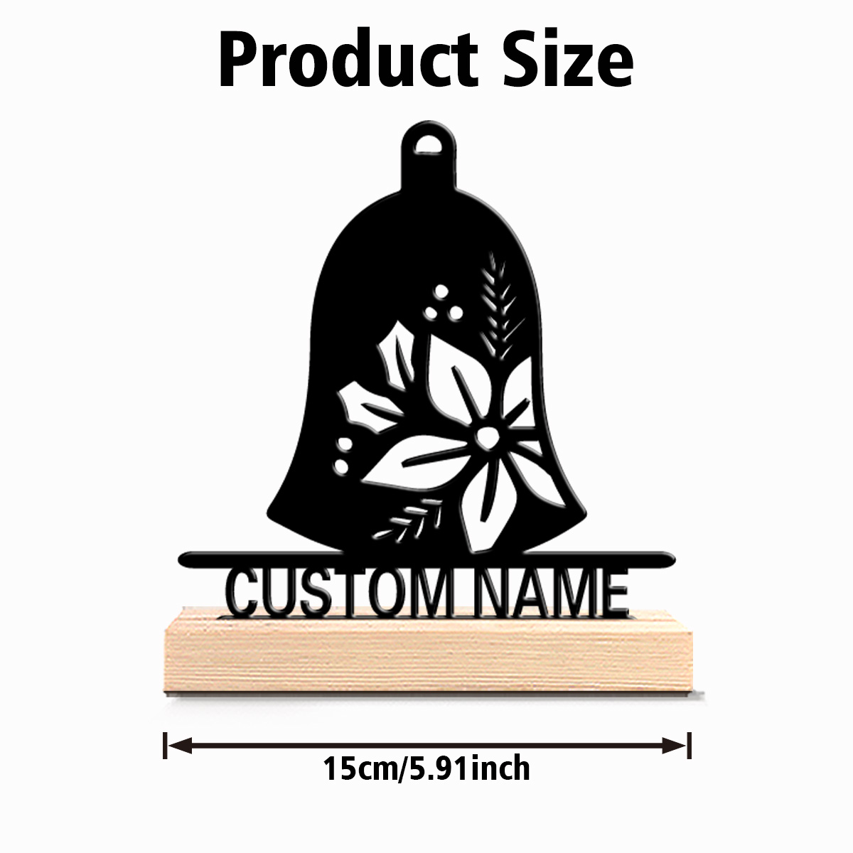 1pc New Design Personalized Cu - Engraved Wood Frame recension och pris