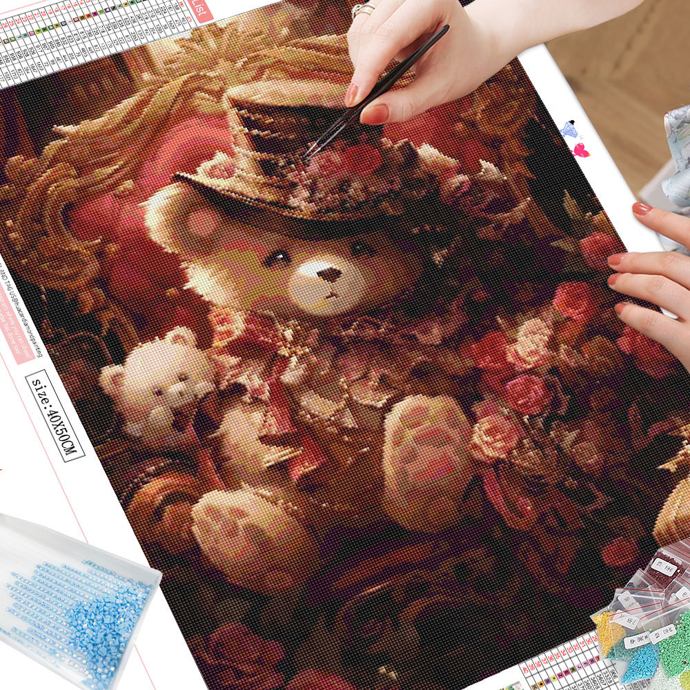 Frameless, Cartoon Diamond Pai - Photo Mosaic Print recension och pris