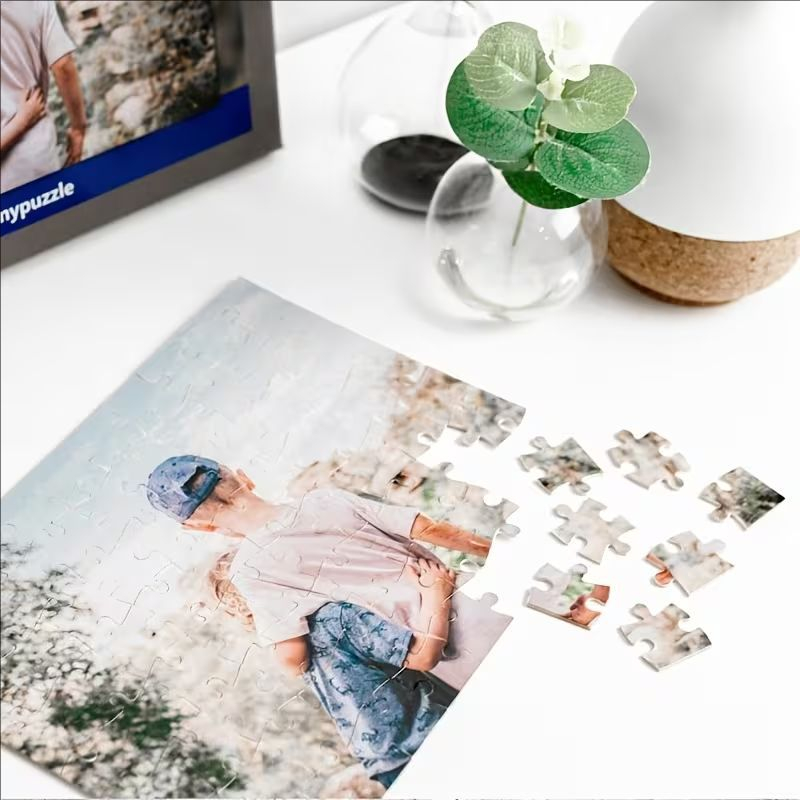 Custom Photo Puzzle Set Person - Pet Portrait Custom recension och pris