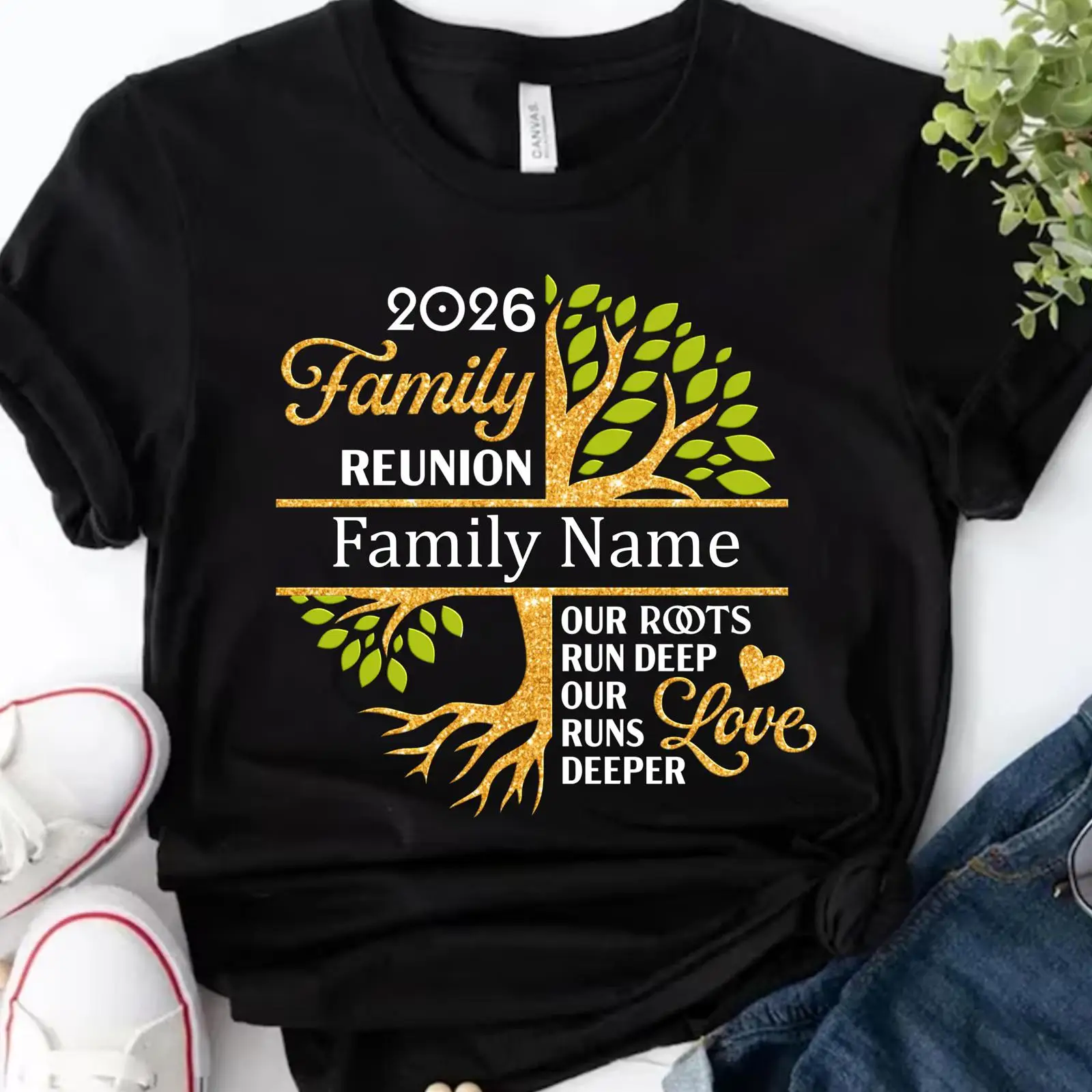2026 Custom Family Reunion T S - Family Tree Print recension och pris