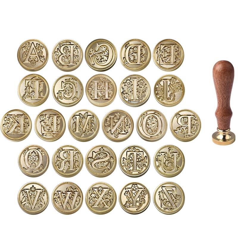 A-Z Vintage Sealed Wax Stamp H - Wax Seal Letter Kit recension och pris