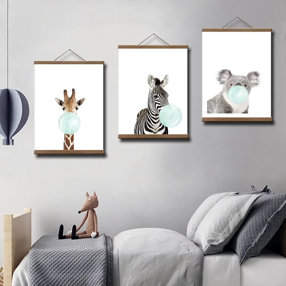 21-90cm Magnetic Wooden Pictur - Engraved Wood Frame recension och pris
