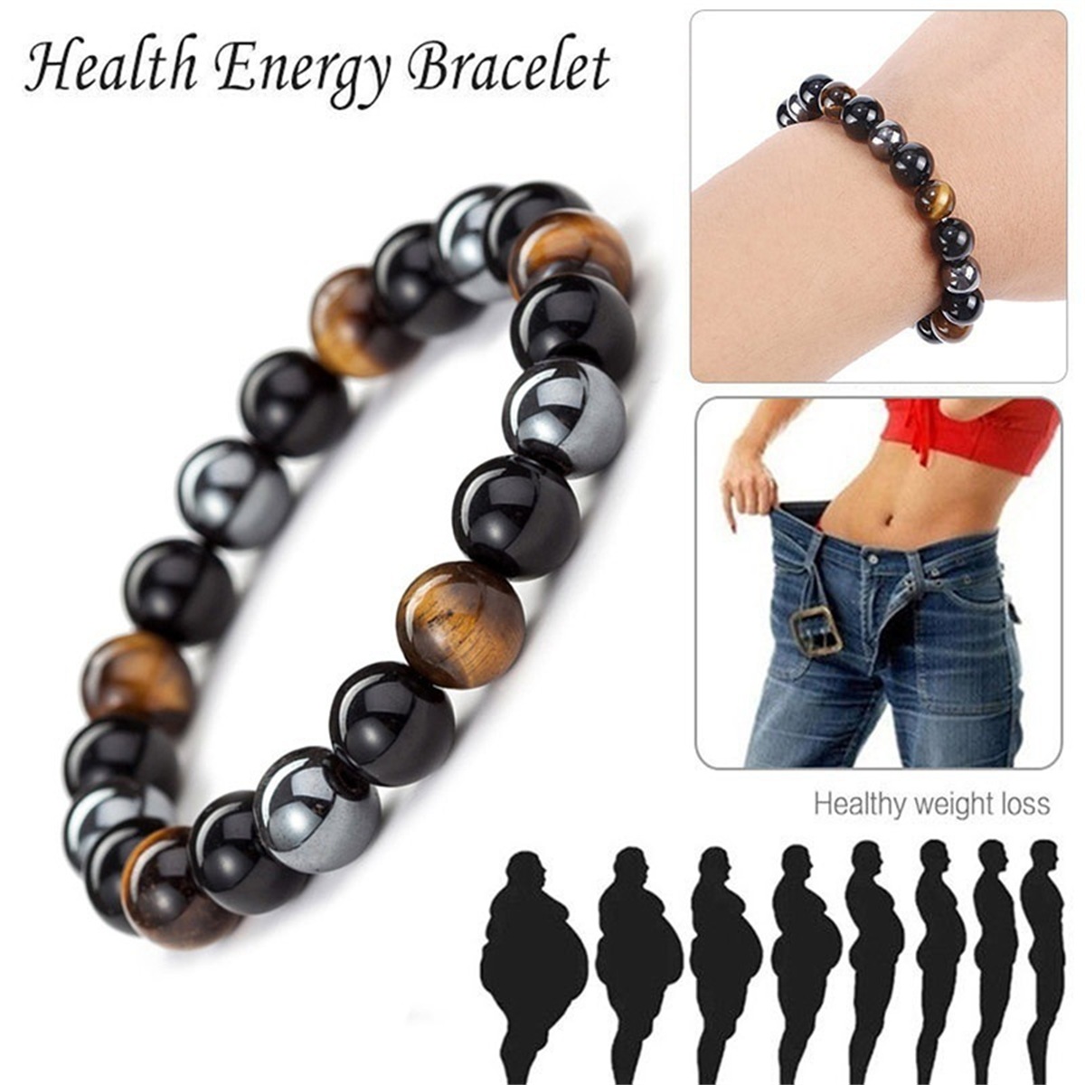 Man Bracelets Magnetic Hematit - Coordinates Bracelet recension och pris