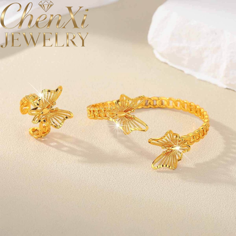 Sand Gold Floral Open-End Bang - Coordinates Bracelet recension och pris