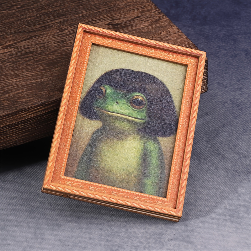 Mini Wooden Photo Frame Frog F - Engraved Wood Frame recension och pris